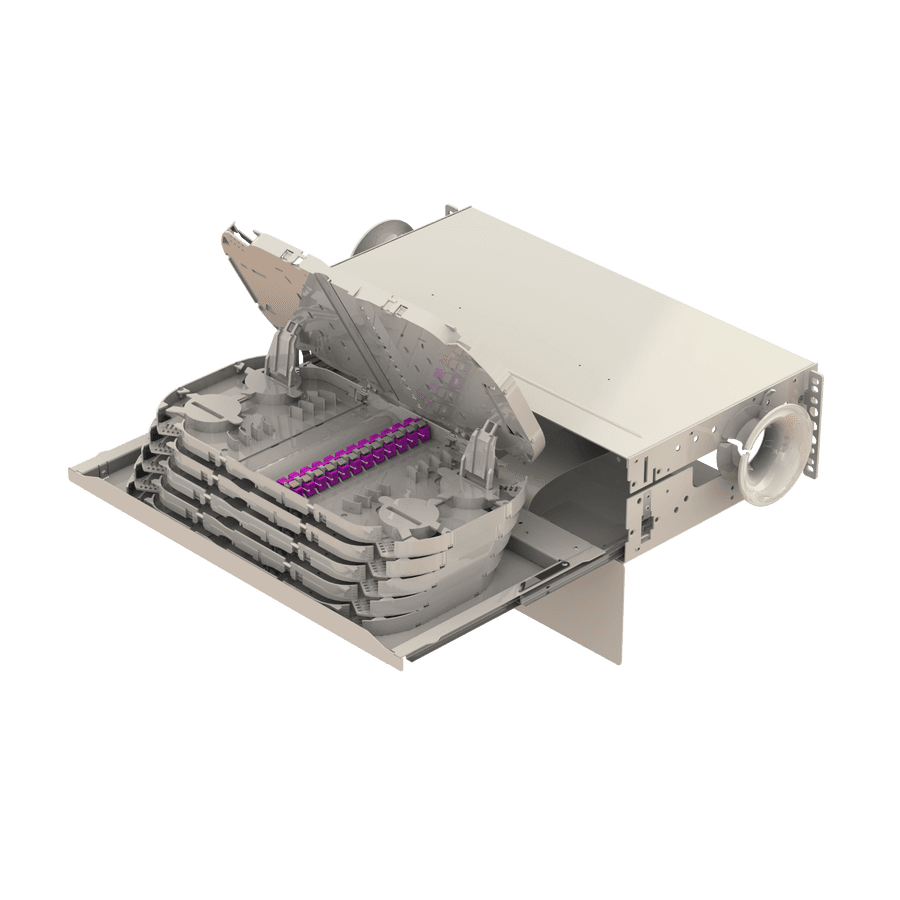 Patch to Patch Fiber Management Shelves | 21" 3U, vista 5