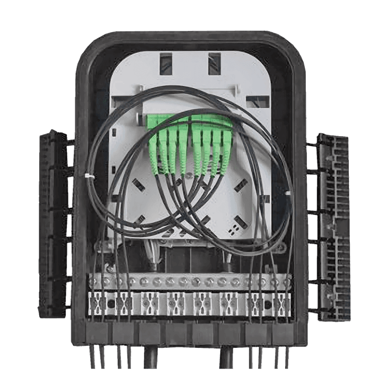 Outdoor Termination Box | 1 Tray 16 Fibers 16 Ports 16 PLC | 305216, vista 4