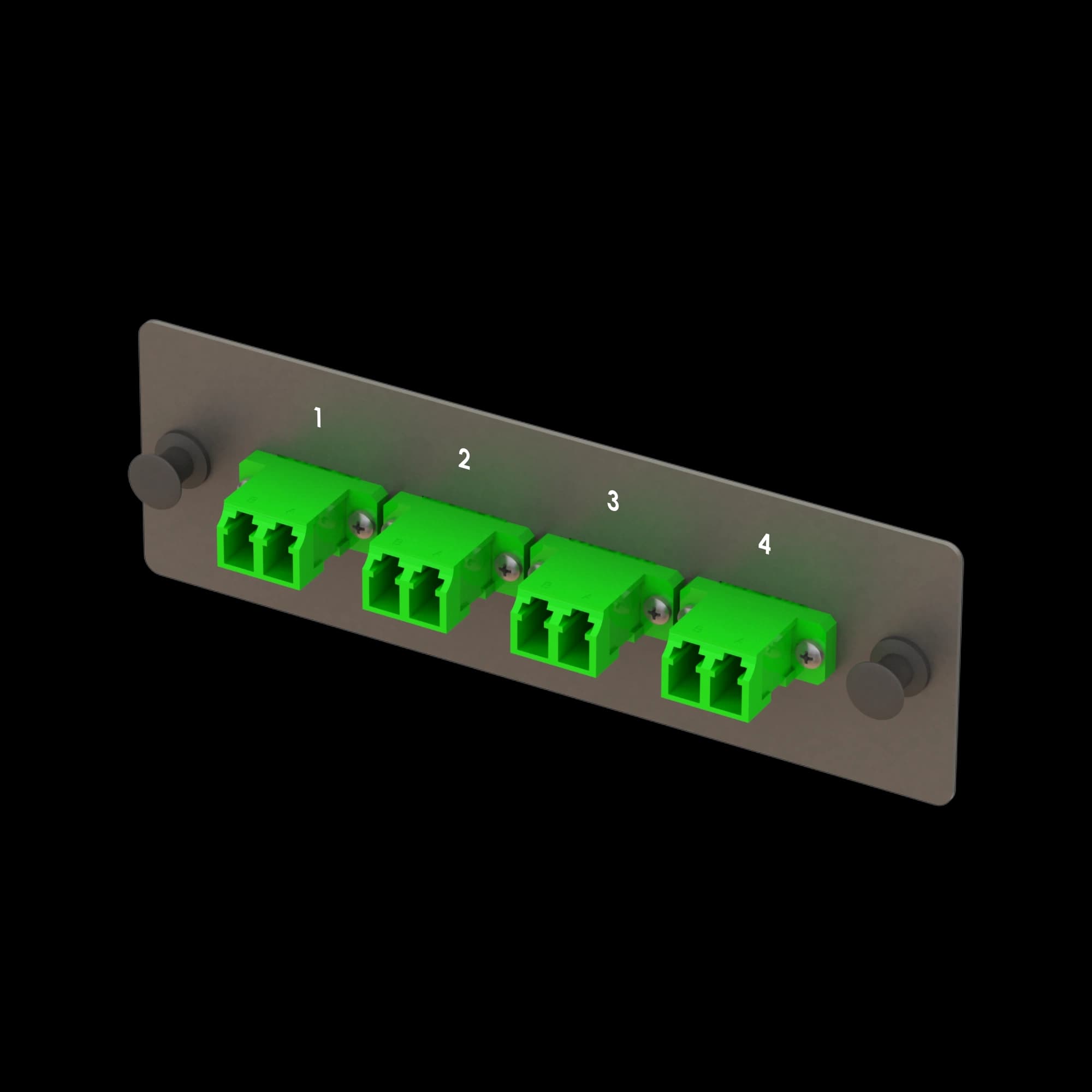Bright Series | 4 LC Duplex Module | BM02, vista 2