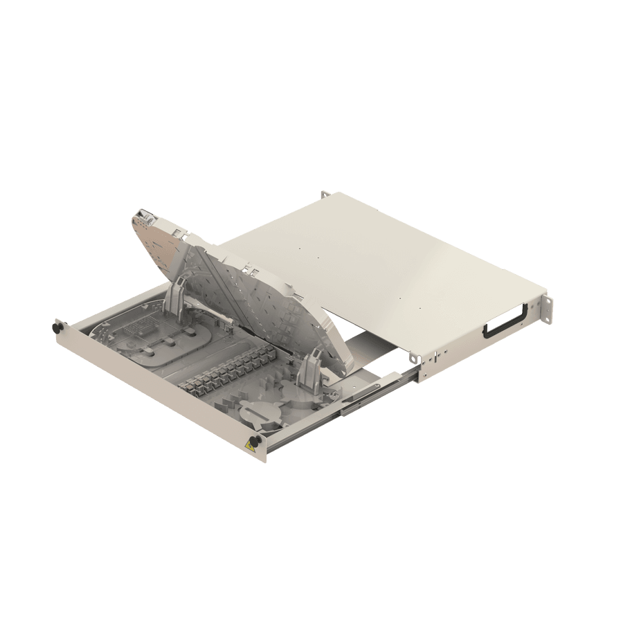 Splice to Patch Fiber Management Shelves | 19" 1U, vista 3