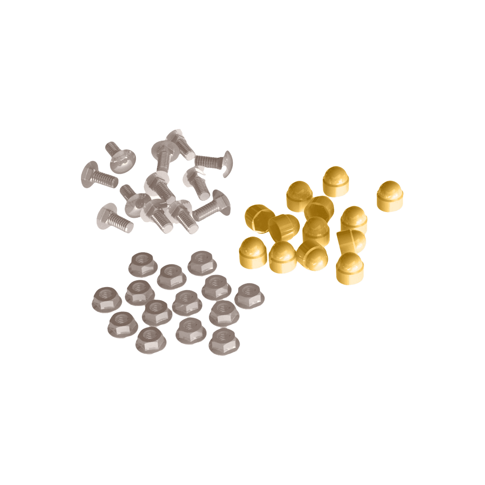 Raceways | Bolt, Nut, and Cap Set