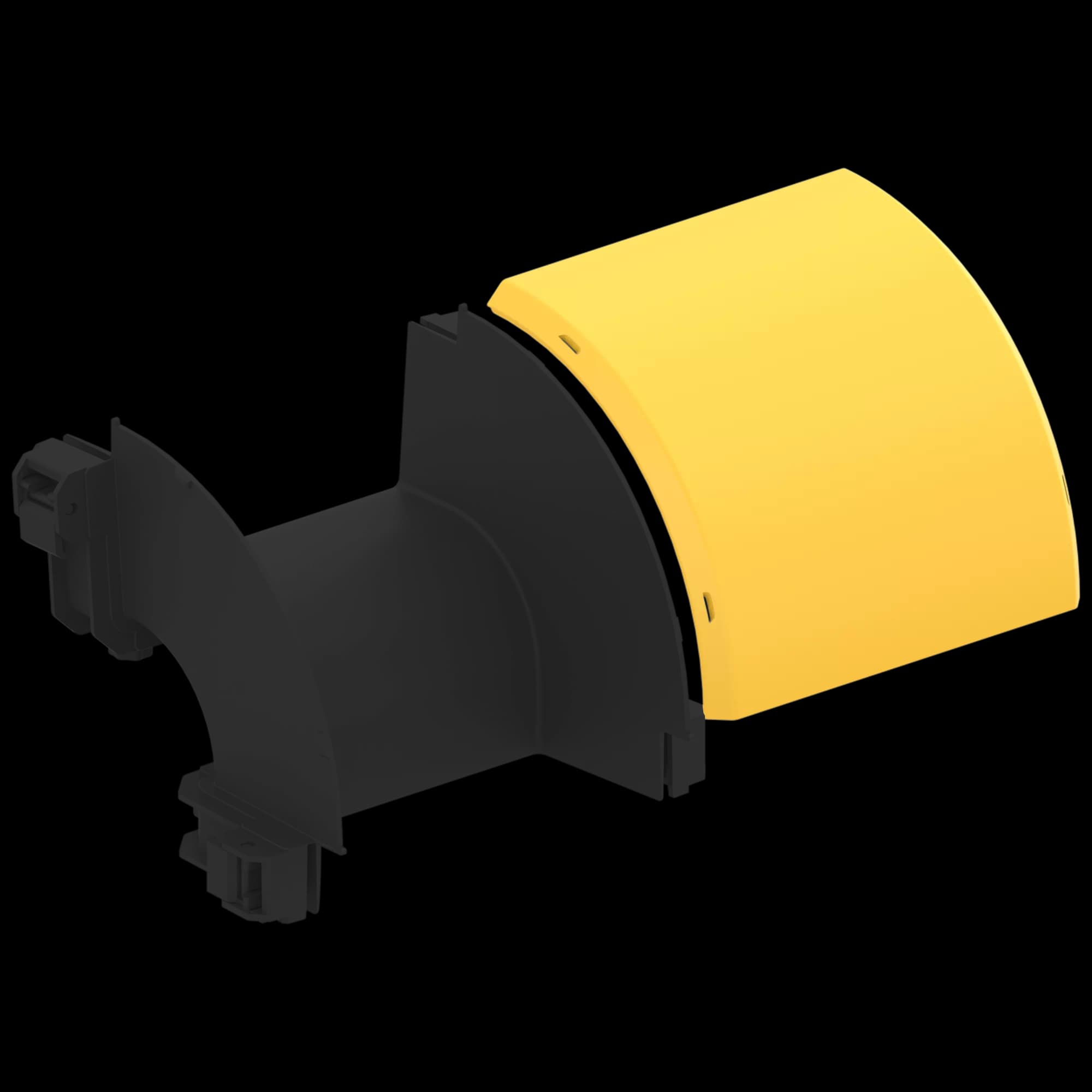 FDS_200mm 90˚ Vertical Outside Elbow Cover, vista 3