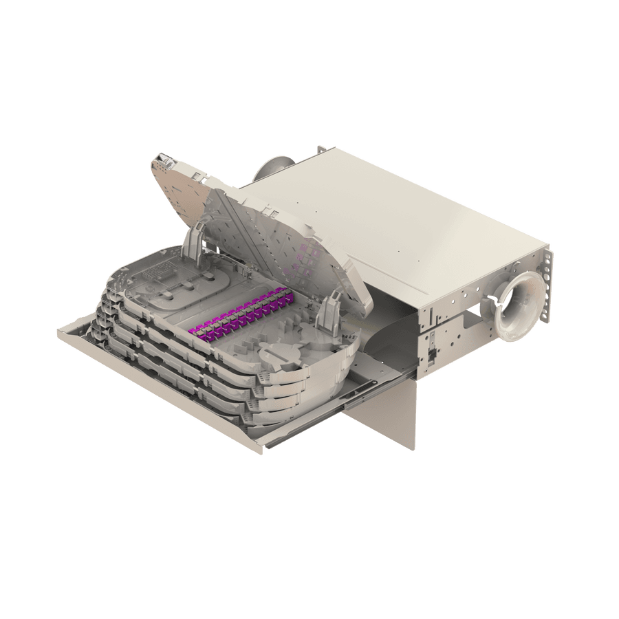 Splice to Patch Fiber Management Shelves | 19" 3U, vista 5