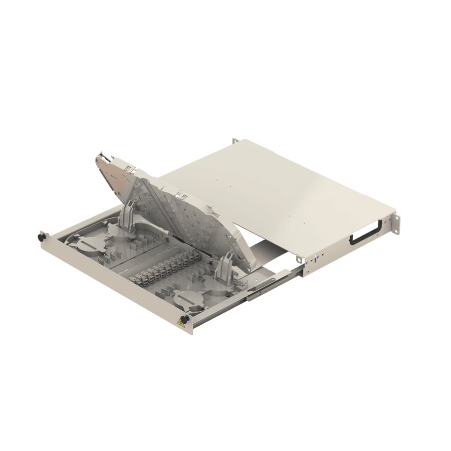 Patch to Patch Fiber Management Shelves | 19" 1U, vista 8