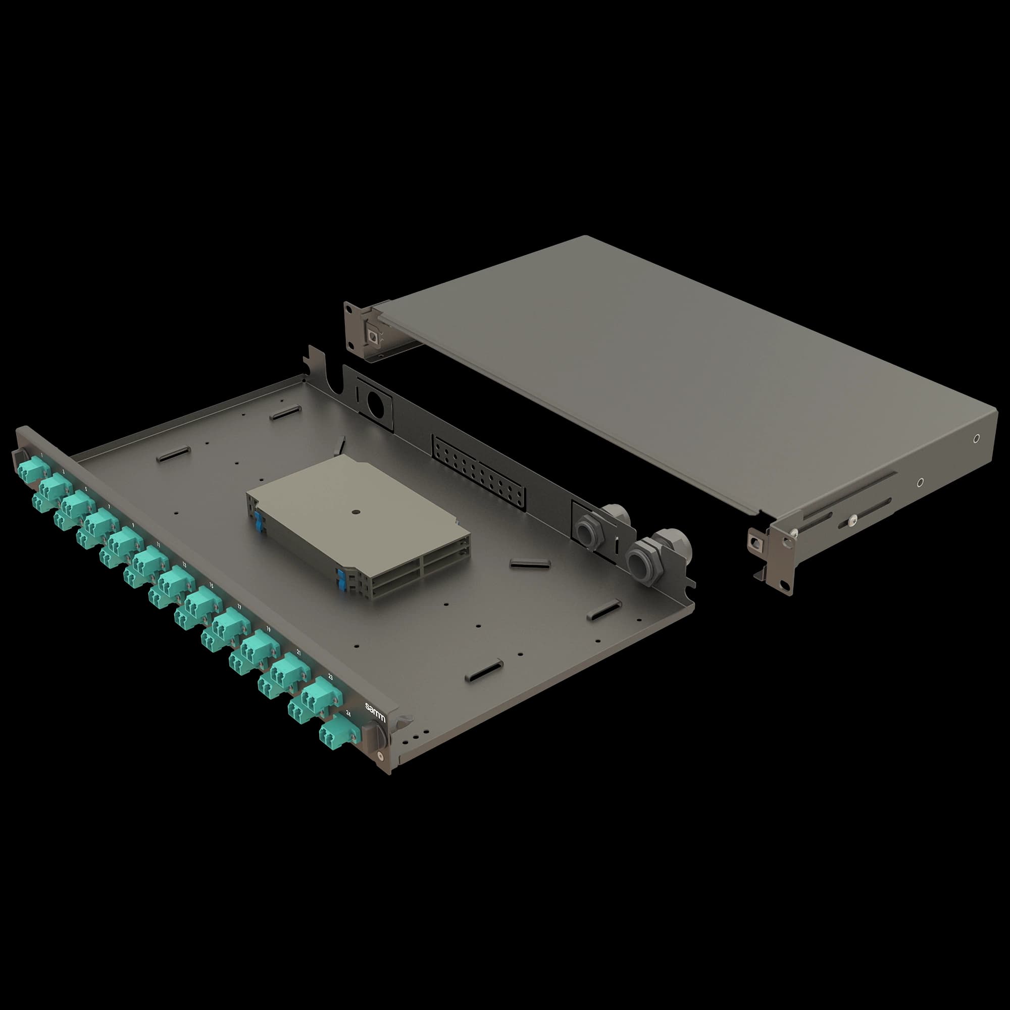 Bright Series | Mechanical Sliding | 24 LC Duplex | FP05 | 48 Fiber, vista 4
