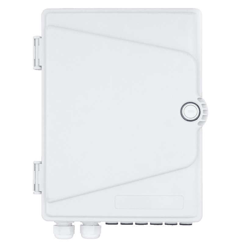 Indoor Termination Box | 12 Patch 12 Fibers 12 Ports, vista 6