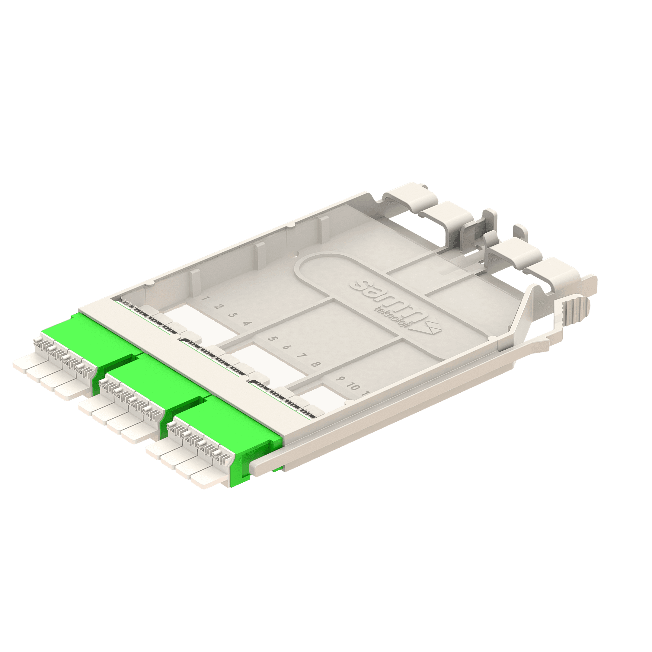 G-Connect | UHD LC Patch Module | 3xLC Quad Adapter, vista 2