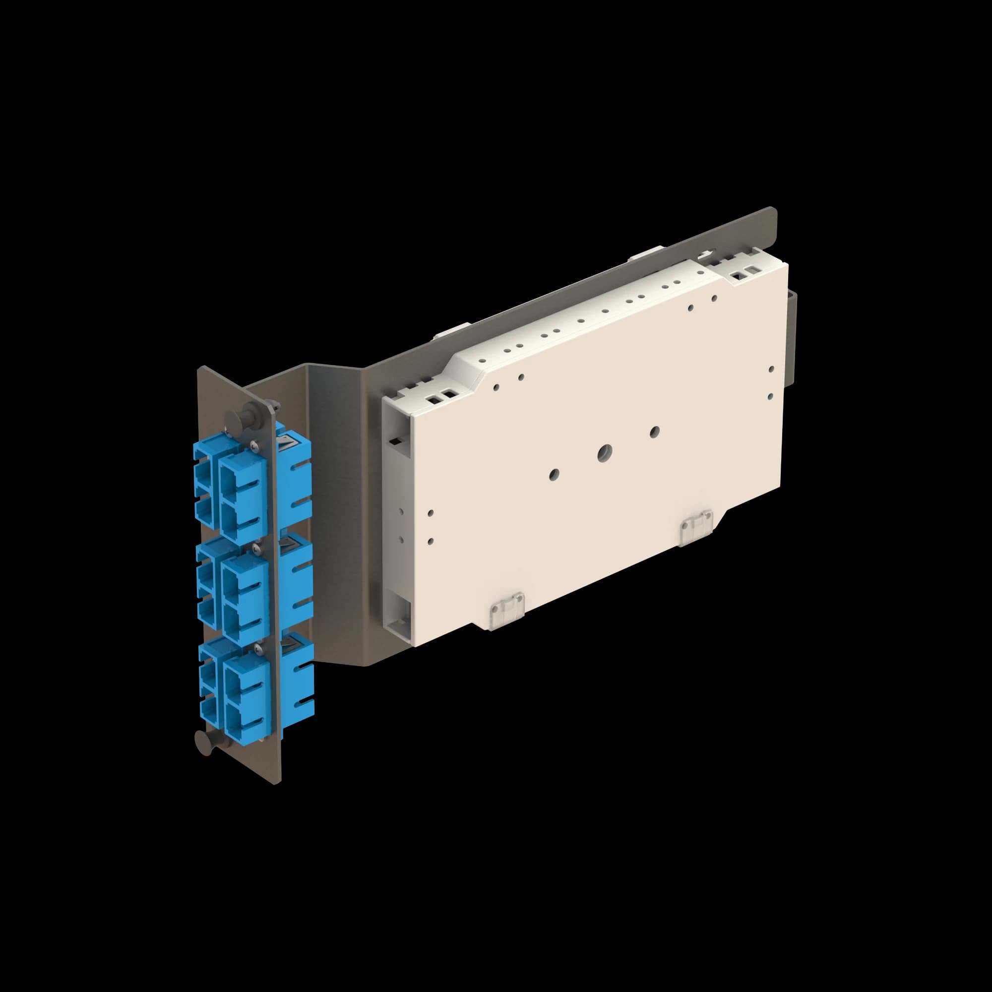 6x SC Duplex Sub-rack Splice Module **Pigtails are sold separately.