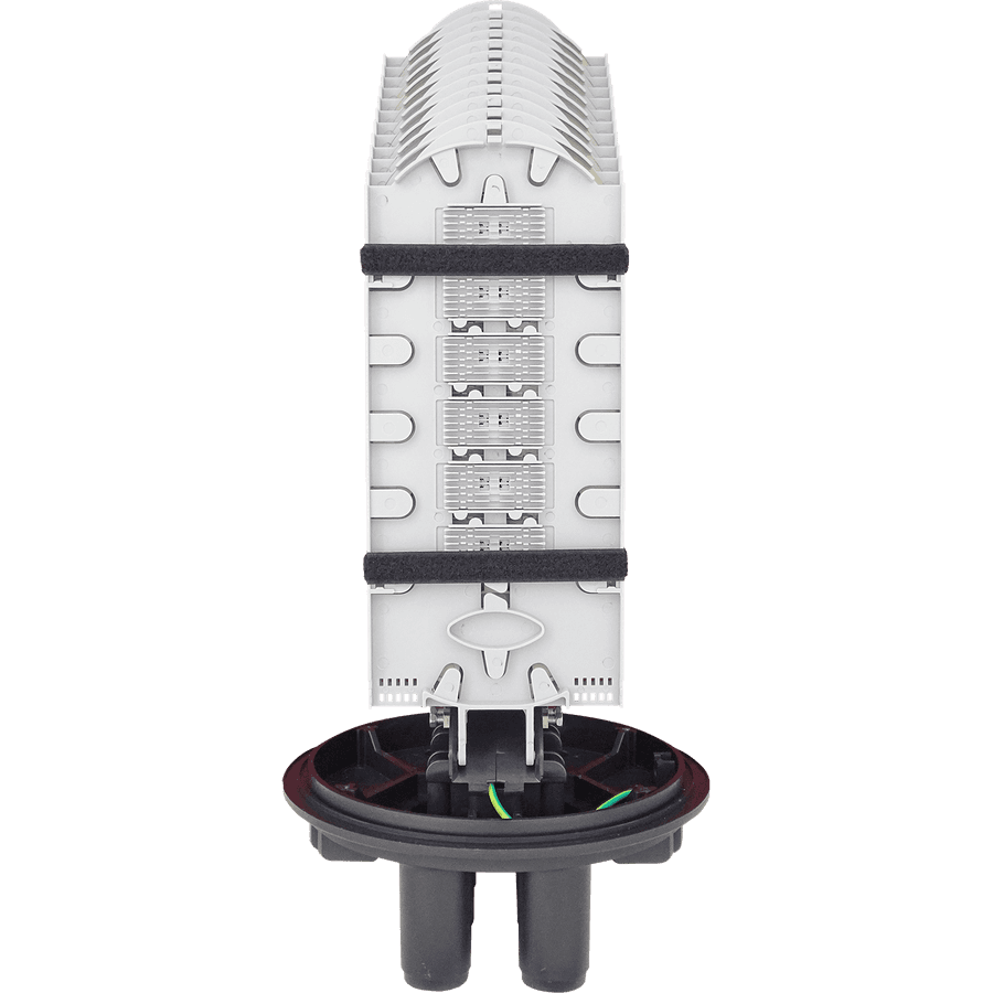 Fiber Optic Splice Closure | 12 Trays 864 Fibers 6 Ports | 566250, vista 3