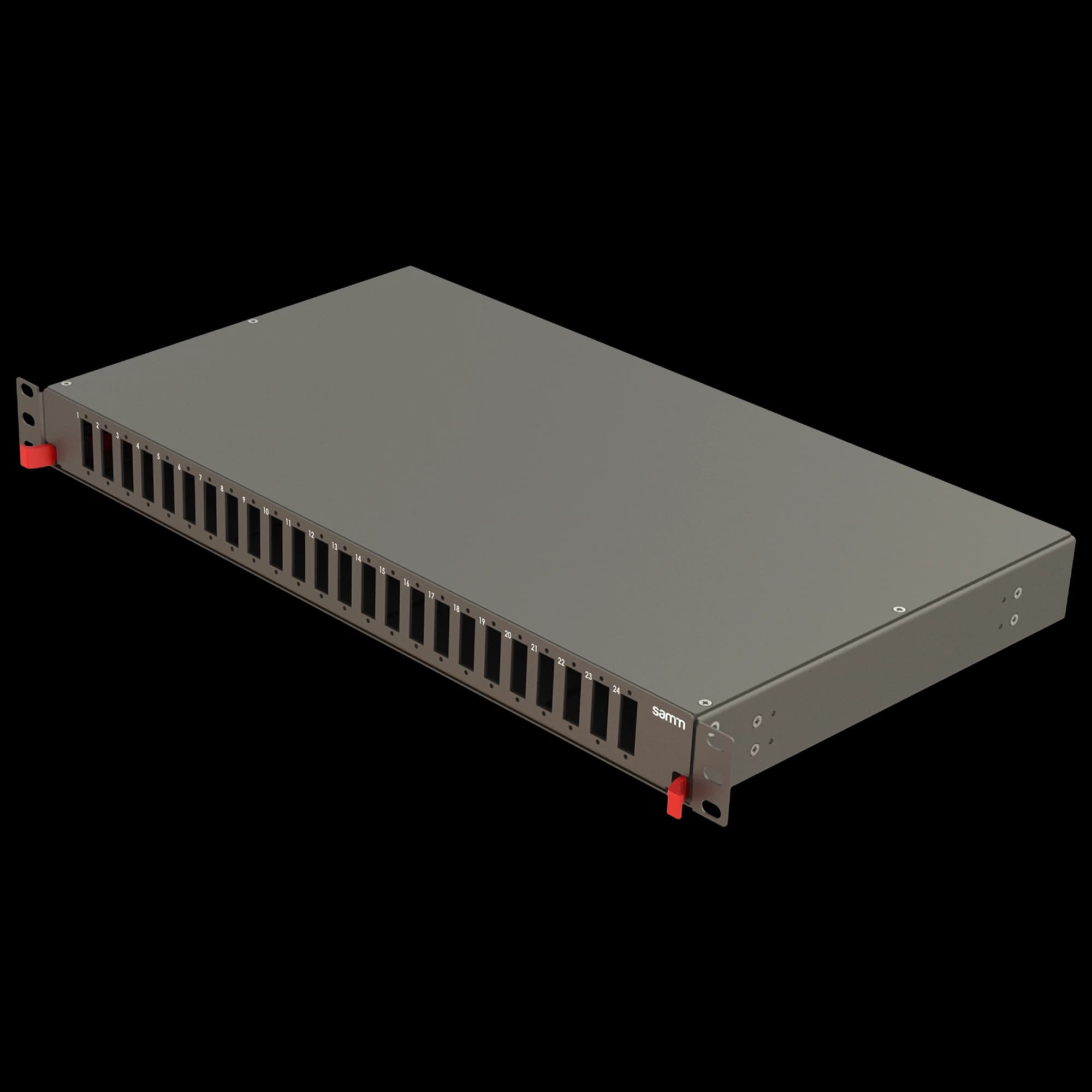 Bright Series | Rail Sliding | 24 Holes | FP08 | Empty Patch Panel