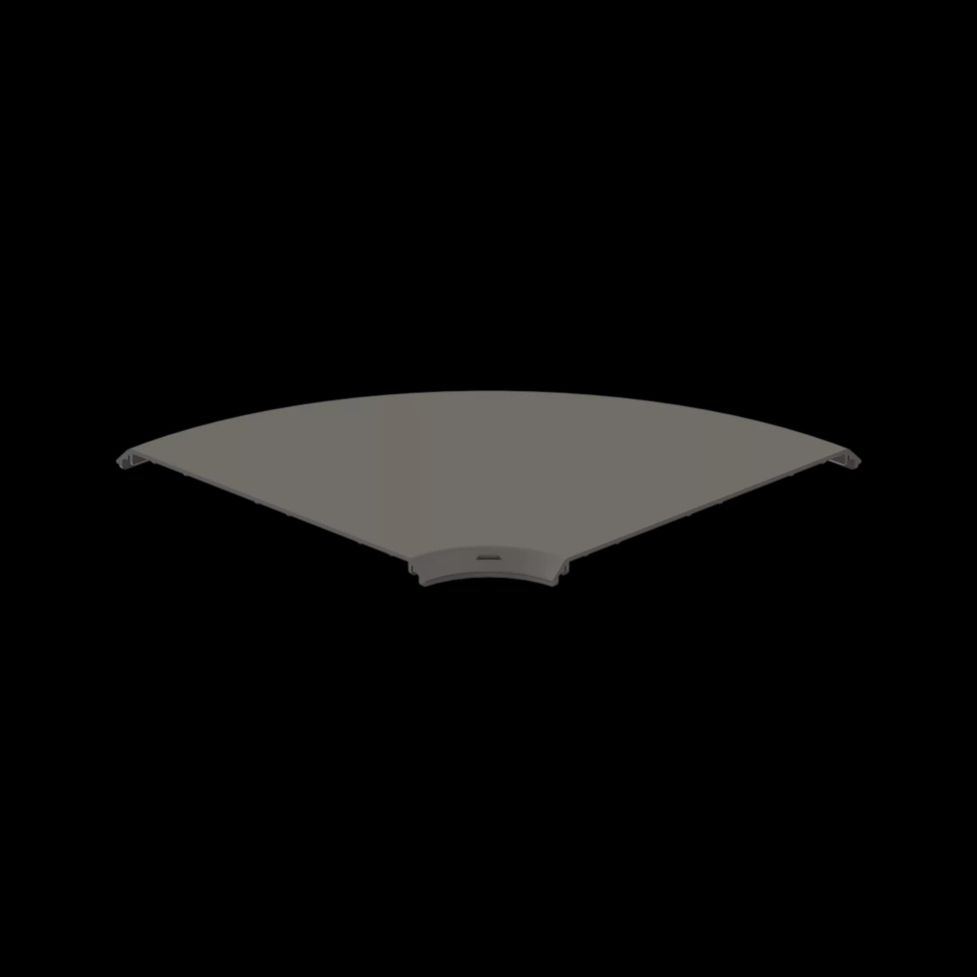 FDS_200mm 90˚ Horizontal Elbow Connection Cover, vista 2