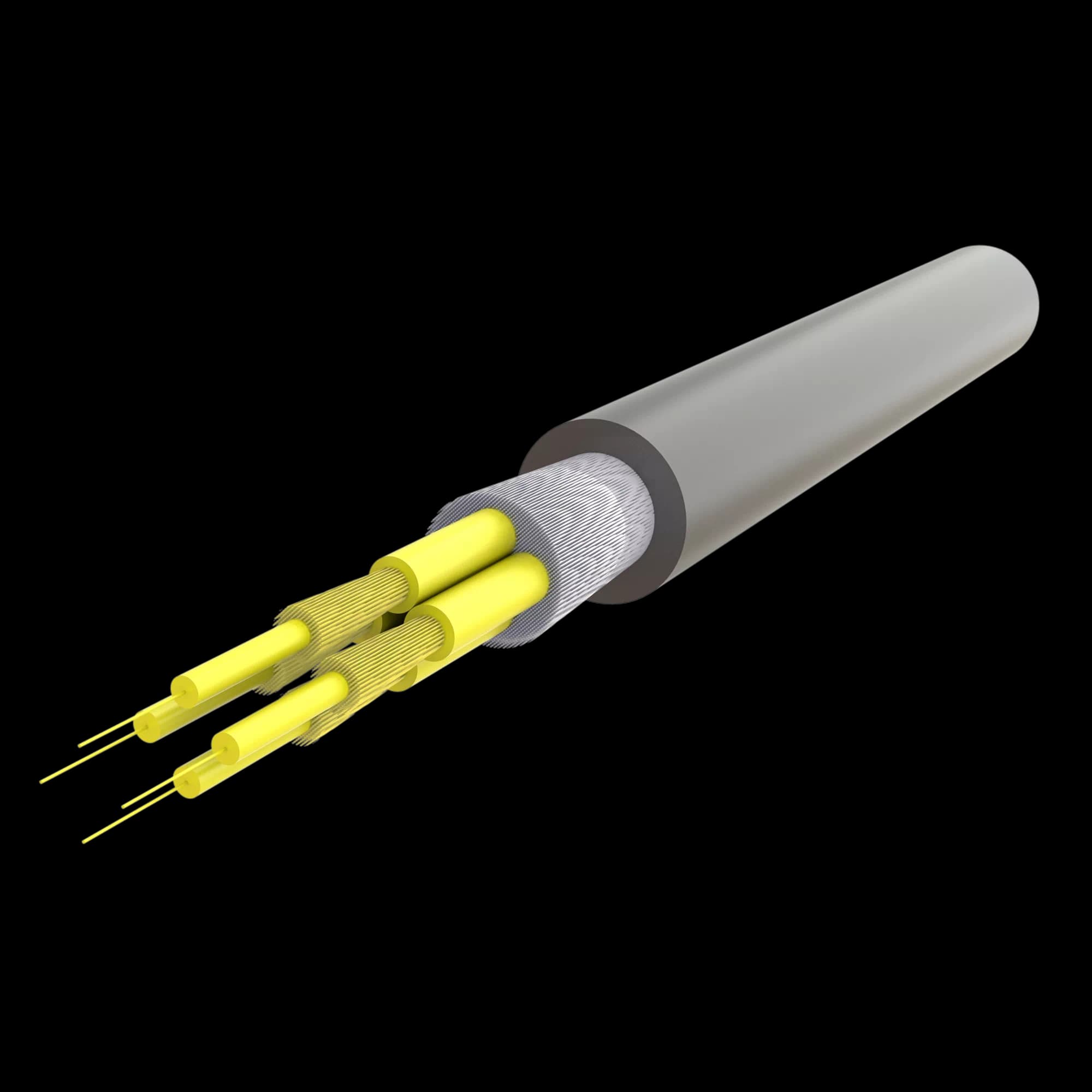 Breakout Cable 4 Fibers | UT-VT9Q(ZN-AY)H(ZN-GY)BH 4F | 1000 meters