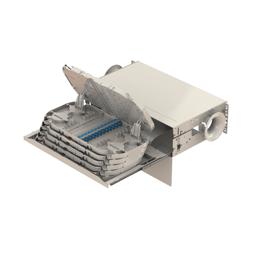 Patch to Patch Fiber Management Shelves | 19" 3U