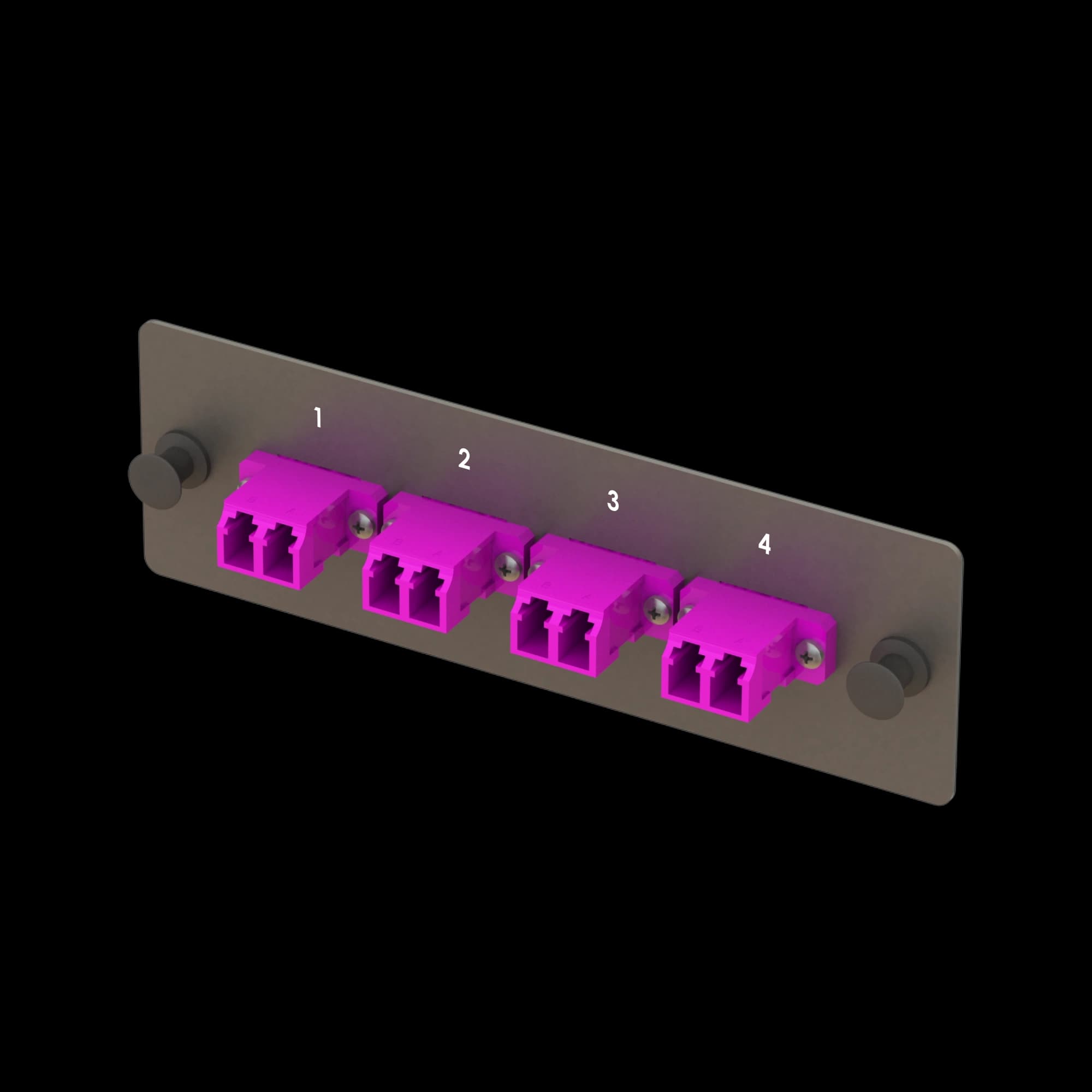 Bright Series | 4 LC Duplex Module | BM02, vista 5