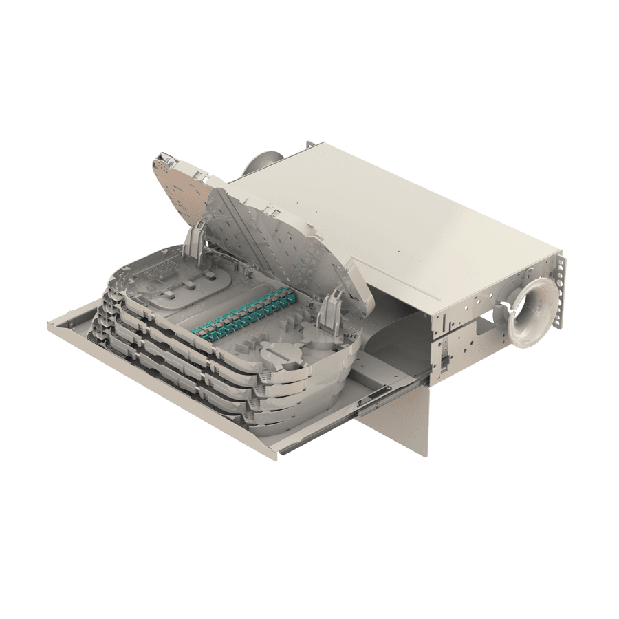 Splice to Patch Fiber Management Shelves | 21" 3U, vista 4
