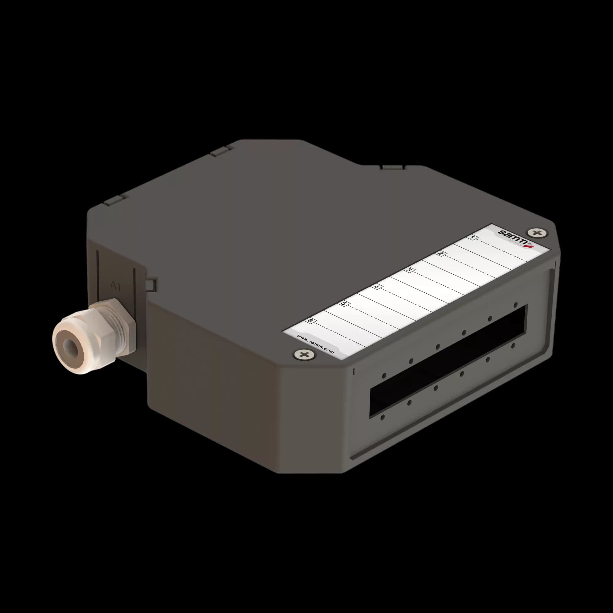 DIN Rail Termination Box | Straight | DP10 Empty (E2000 DX)