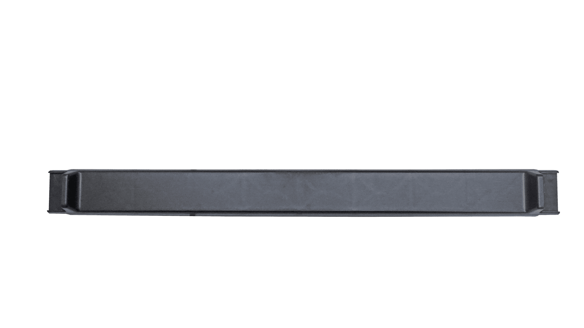 19" 1U Tool-Less Finger Grip Snap-In Plastic Blanking Panel, vista 4
