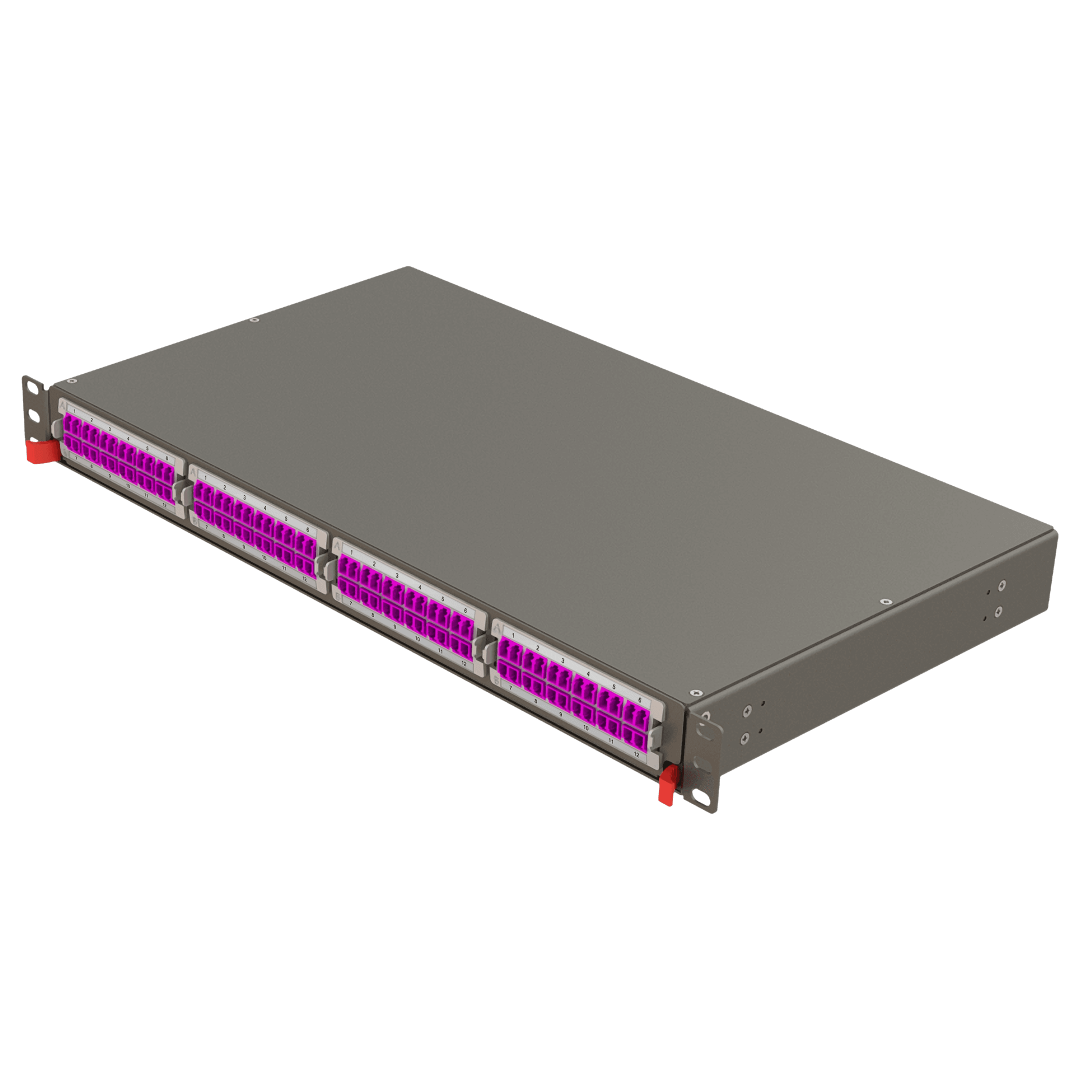 Modular High Density Panel | 1U 4 Slots, vista 2