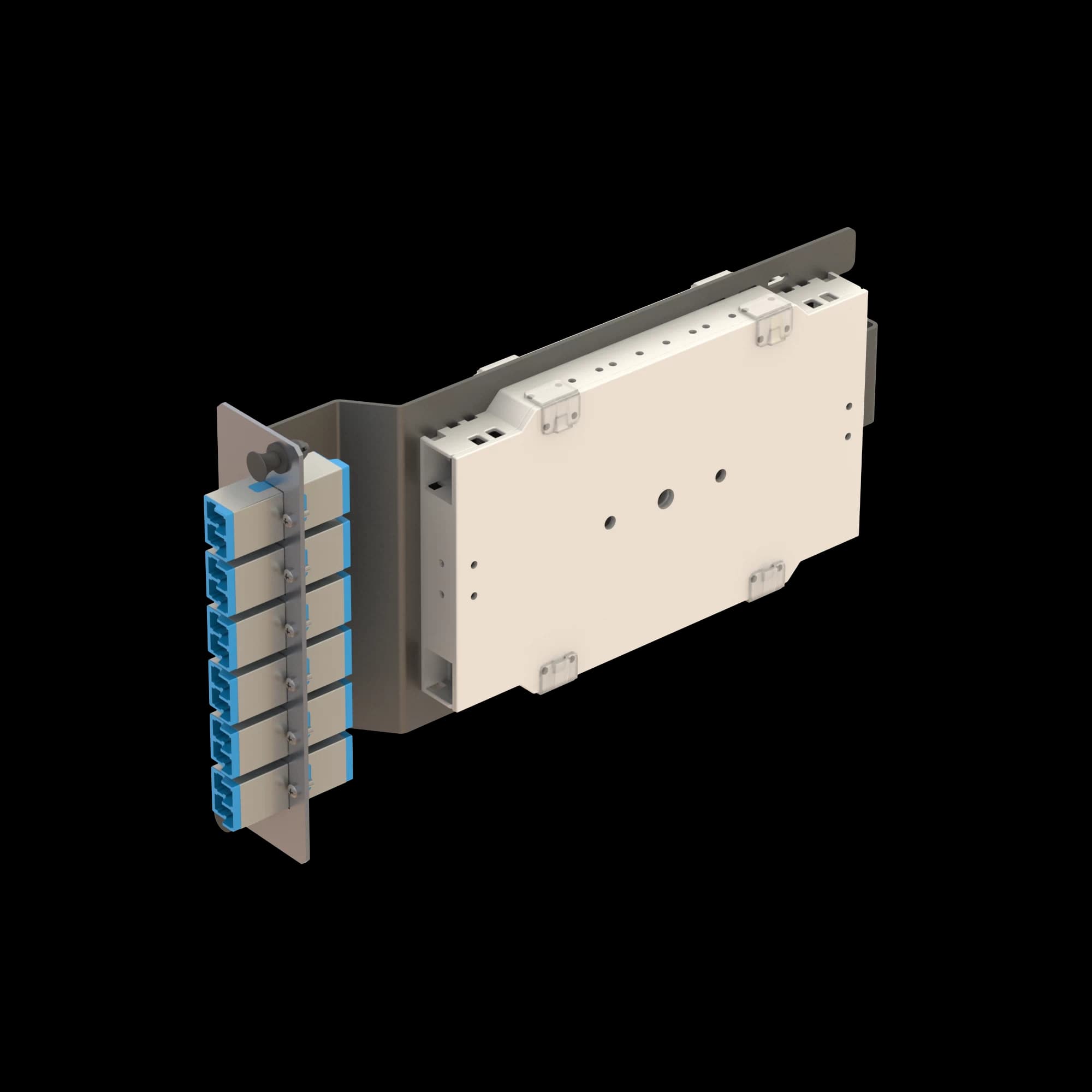 6x LSH (E2000) Duplex Sub-rack Splice Module **Pigtails are sold separately., vista 2