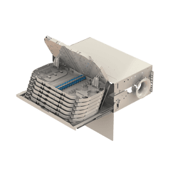 Splice to Patch Fiber Management Shelves | 19" 4U, vista 13