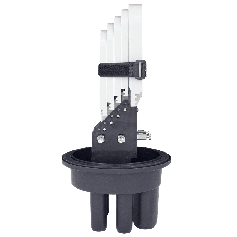 Fiber Optic Splice Closure | 4 Trays 96 Fibers 4 Ports | 345175, vista 4