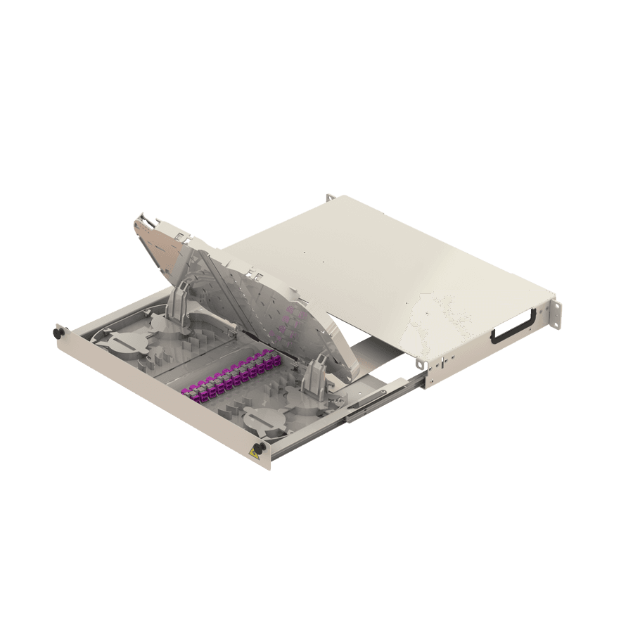 Patch to Patch Fiber Management Shelves | 19" 1U, vista 10
