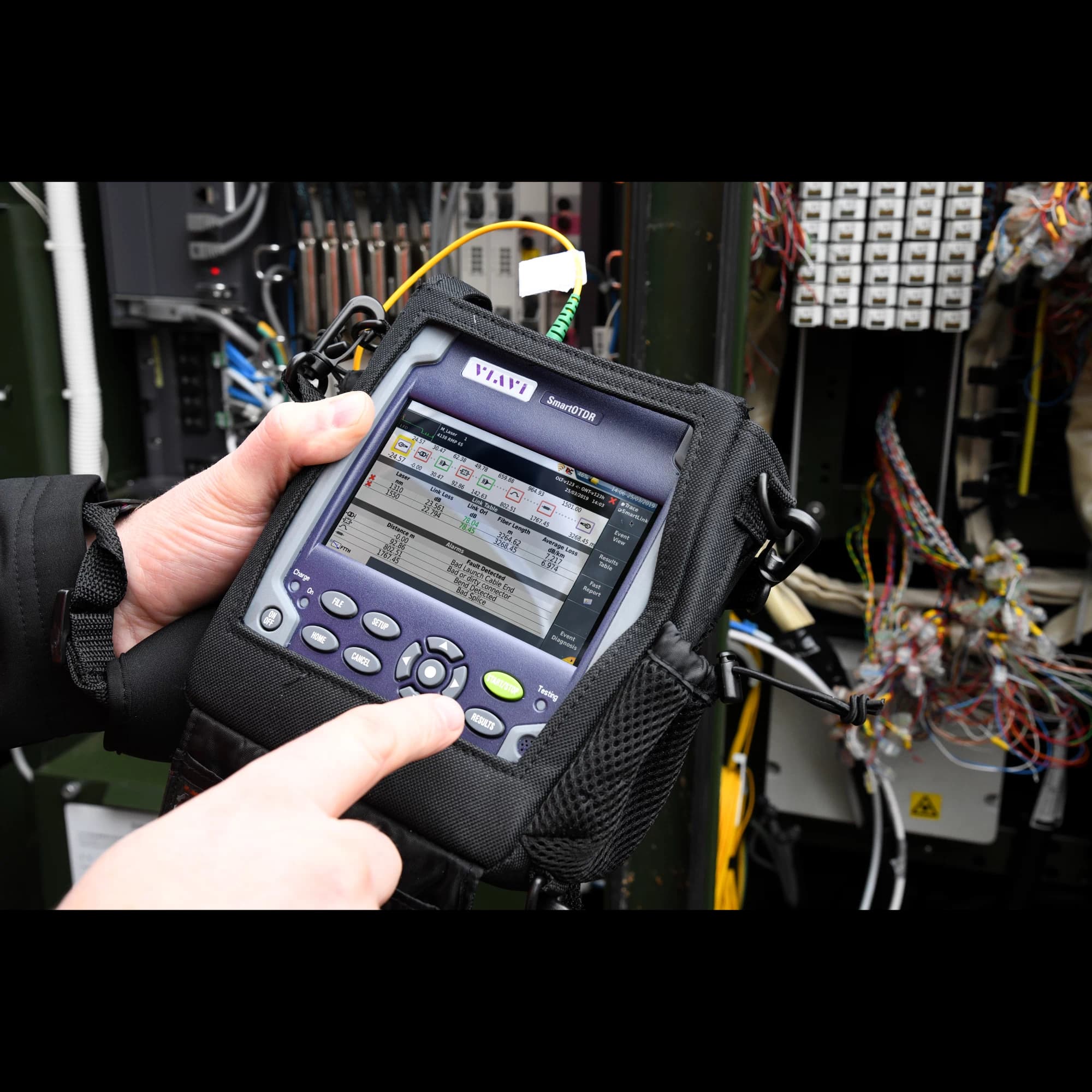 Smart OTDR 126A Single Mode OTDR, vista 6