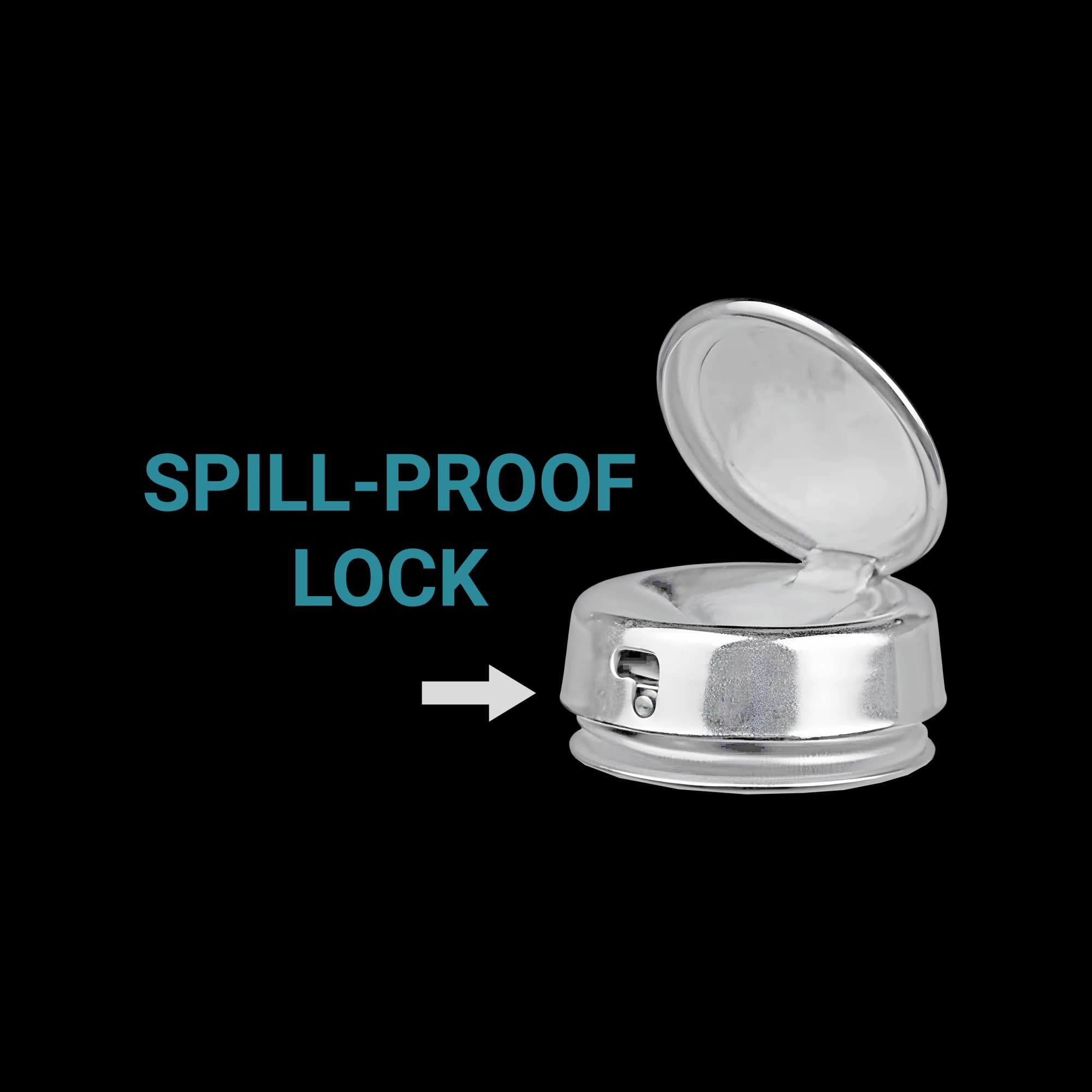 ADB-200 Spill-Proof Alcohol Dispensing Bottle | 200ml, vista 2