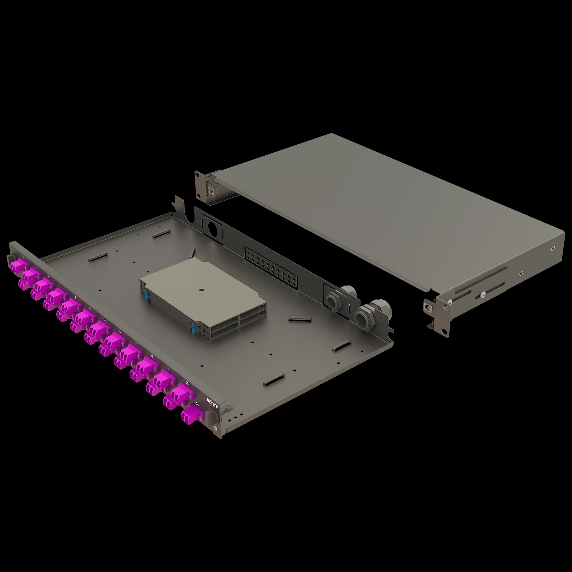 Bright Series | Mechanical Sliding | 24 LC Duplex | FP05 | 48 Fiber, vista 5