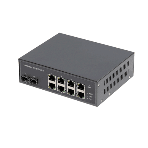Multi UTP Fiber  Media Converter, vista 2