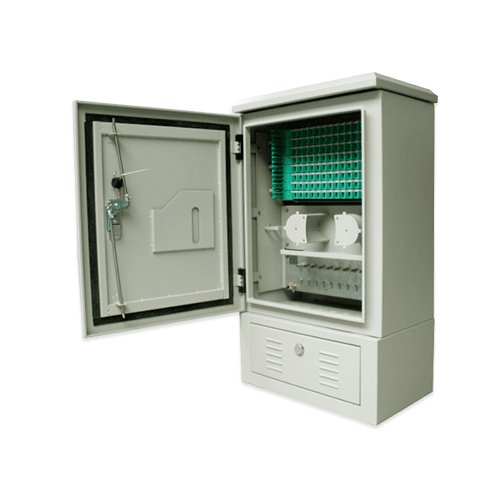 96 cores Outdoor Optical Cabinet, vista 3