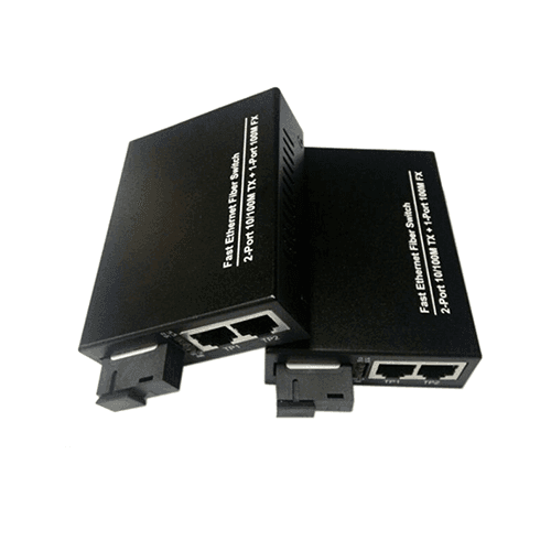 Multi UTP Fiber  Media Converter, vista 4