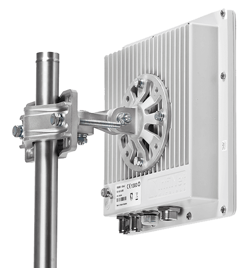 ASTRA WIRELESS | Omxbs/5x.300.2×500 – 300 Mbps Base Station, 2xN-type RF connectors, Gigabit Port, 500 mW transmit p
