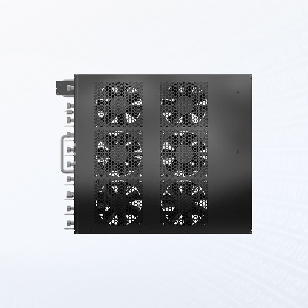 V5600X7 — Chasis combinado GPON/XGS-PON de 7 ranuras OLT, vista 4