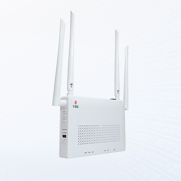 V2804AC — 1GE(WAN/LAN1)+3GE(LAN)+USB3.0+Wi-Fi 5 ONT, vista 4