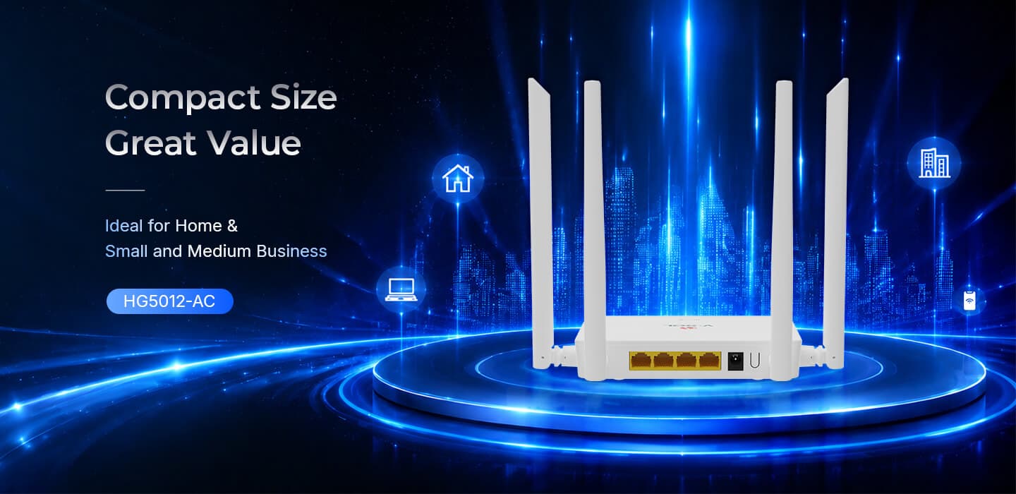 HG5012-AC — 1GE WAN+3GE LAN+Wi-Fi 5 Router, vista 7