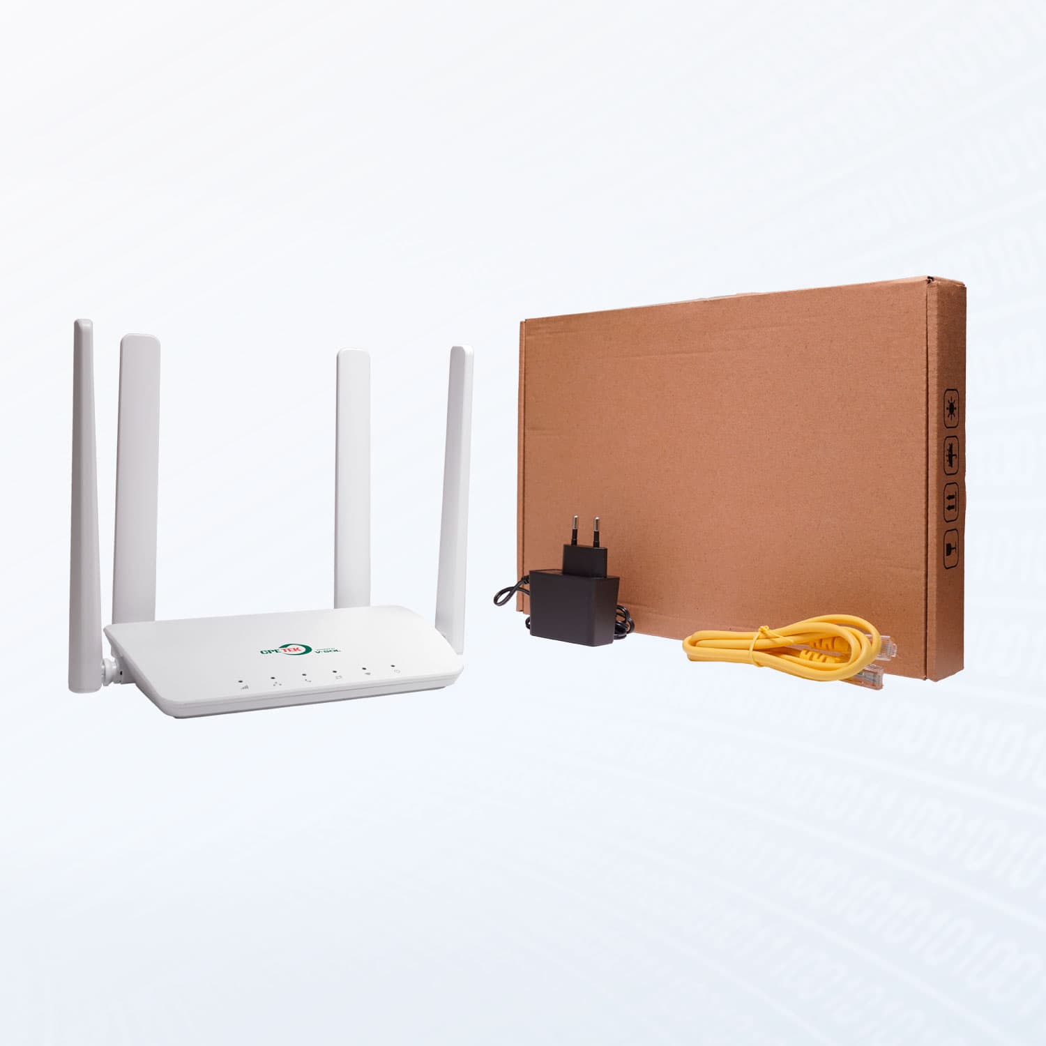 XMC2841-V — LTE CAT6 CPE (with RJ11, 2GE), vista 6