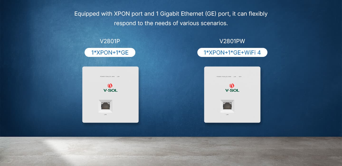 V2801P/V2801PW — 1XPON+1GE+Wi-Fi 4 Built-in ONT(86 Type), vista 7