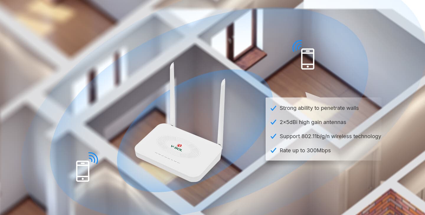 HG323RGW — 1GE(WAN/LAN)+1FE(LAN)+1POTS+Wi-Fi 4 ONU, vista 9