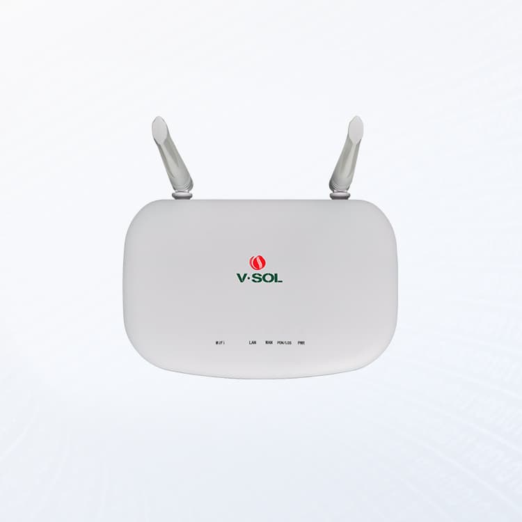 V2801RGW — 1GE+Wi-Fi 4 ONU, vista 5