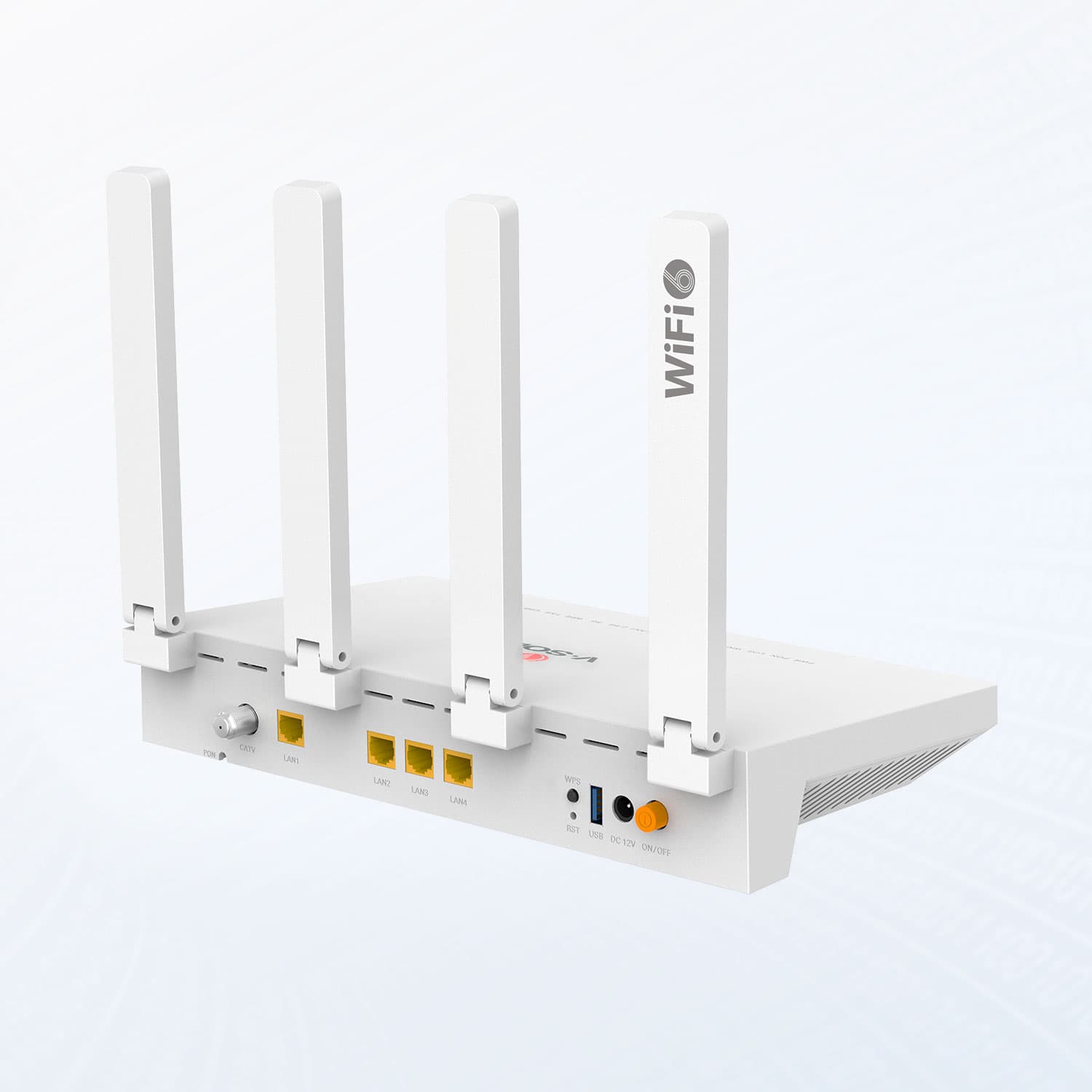 V2804AX30(T)-A — 1XPON+4LAN+1USB3.0+CATV+Wi-Fi 6 HGU ONT, vista 7