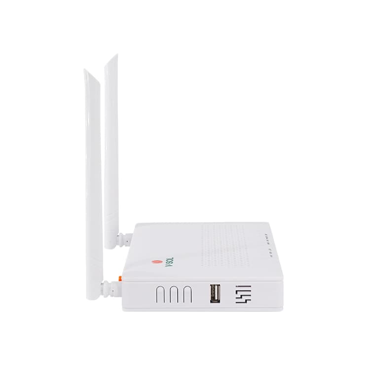 V2804N — 1GE(WAN/LAN1)+3FE(LAN)+Wi-Fi 4+USB ONU, vista 2