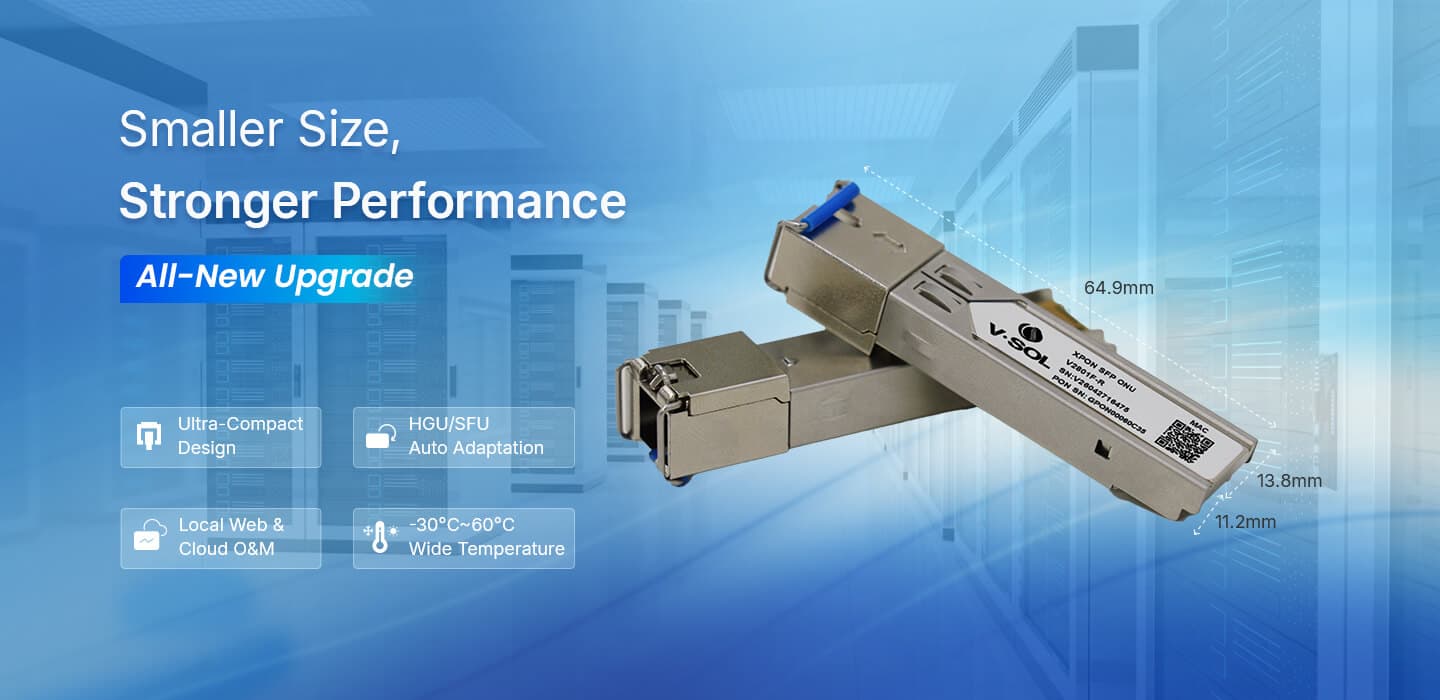 V2801F-R — 1XPON+1GE(SFP) SFP ONT, vista 7