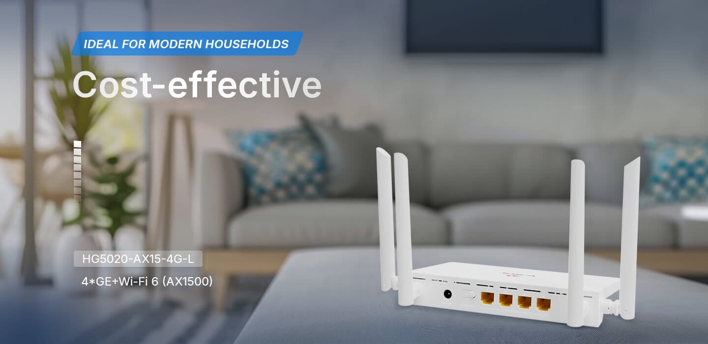 HG5020-AX15-4G-L — 1GE WAN+3GE LAN+Wi-Fi 6 Router, vista 5