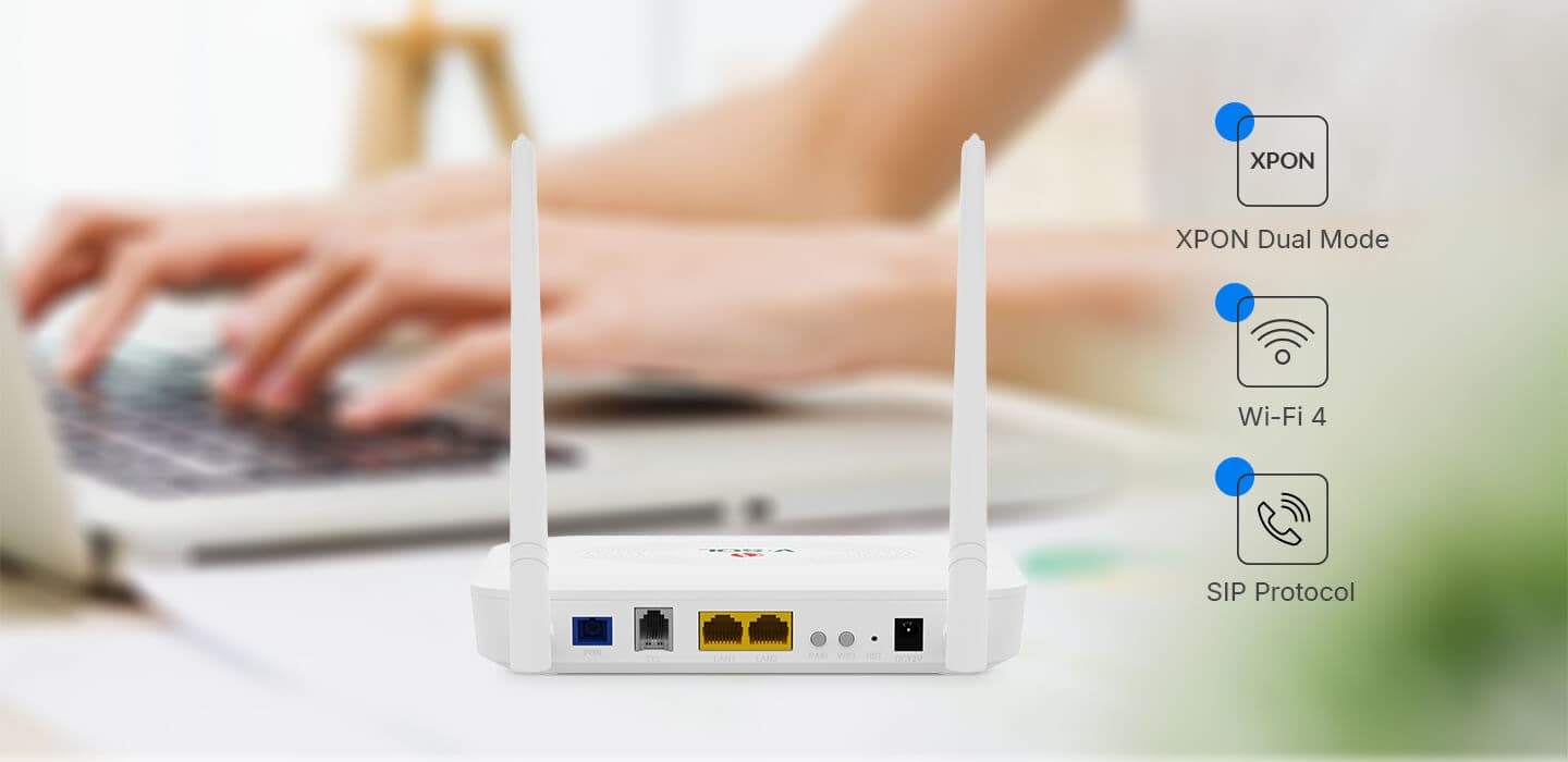 HG323RGW — 1GE(WAN/LAN)+1FE(LAN)+1POTS+Wi-Fi 4 ONU, vista 7