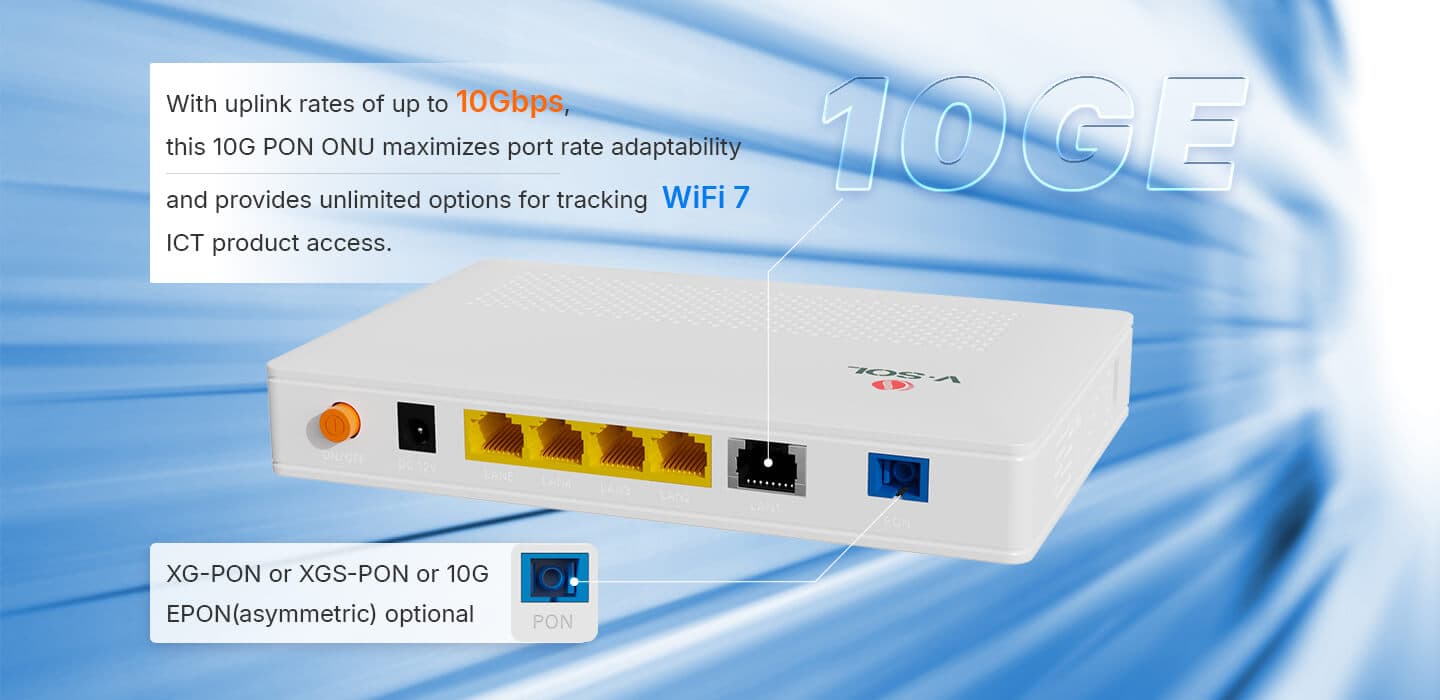 V2905H — XG(S)-PON+10GE+4GE+1USB3.0 ONT, vista 8