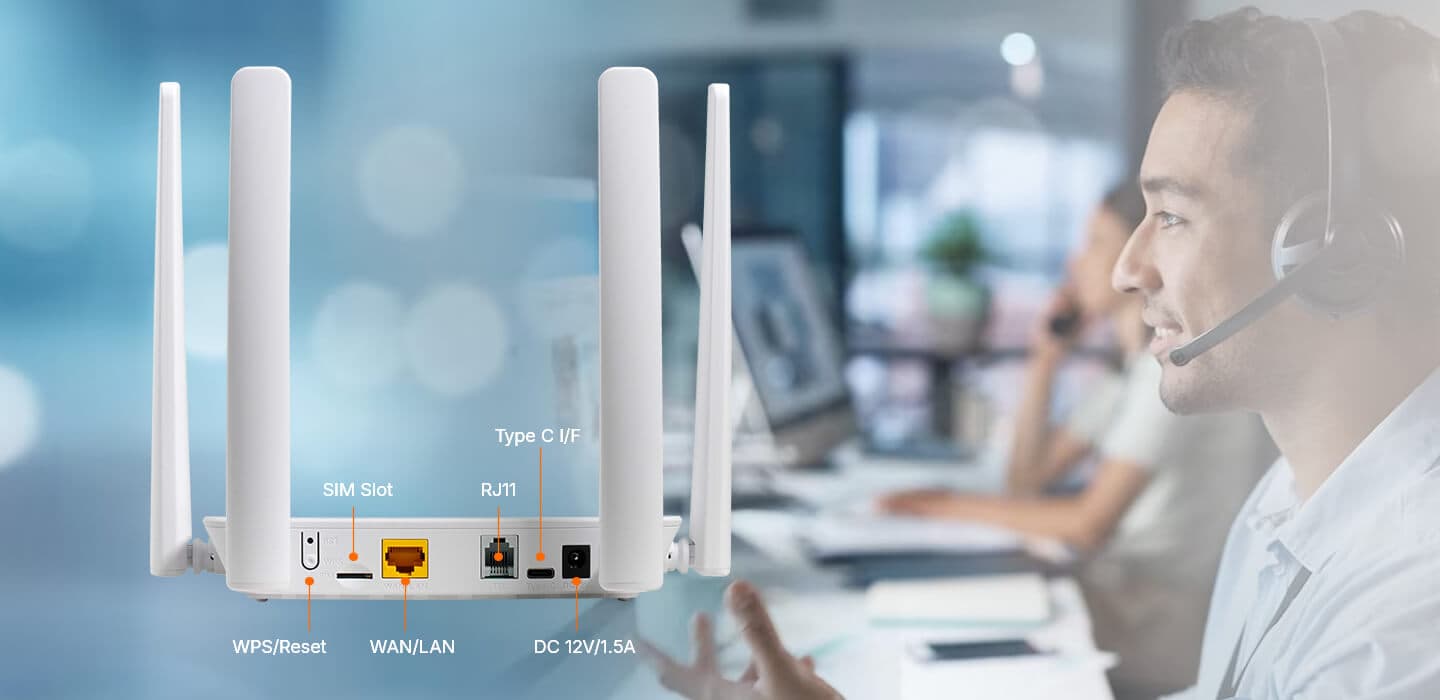 XMC5151-V — 5G Indoor CPE (with RJ11), vista 9