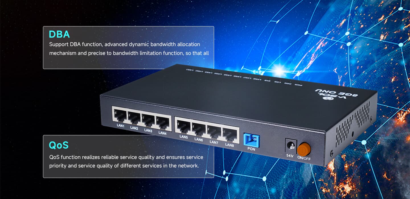 V2808-8GL(-PSE) — 1XPON+8GE(PoE+) MDU, vista 9