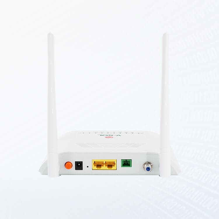 V2802GWT — 1GE(WAN/LAN1)+1FE(LAN)+CATV+Wi-Fi 4 ONU