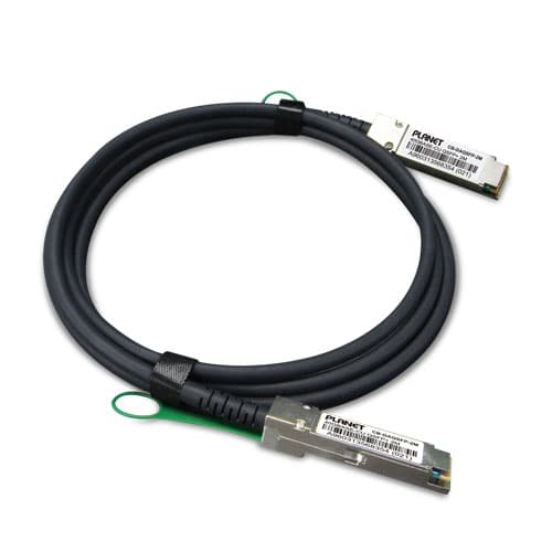 CB-DAQSFP-0.5 / CB-DAQSFP-2M — 40G QSFP+ Direct-attached Copper Cable (0.5/2M in length), vista 3